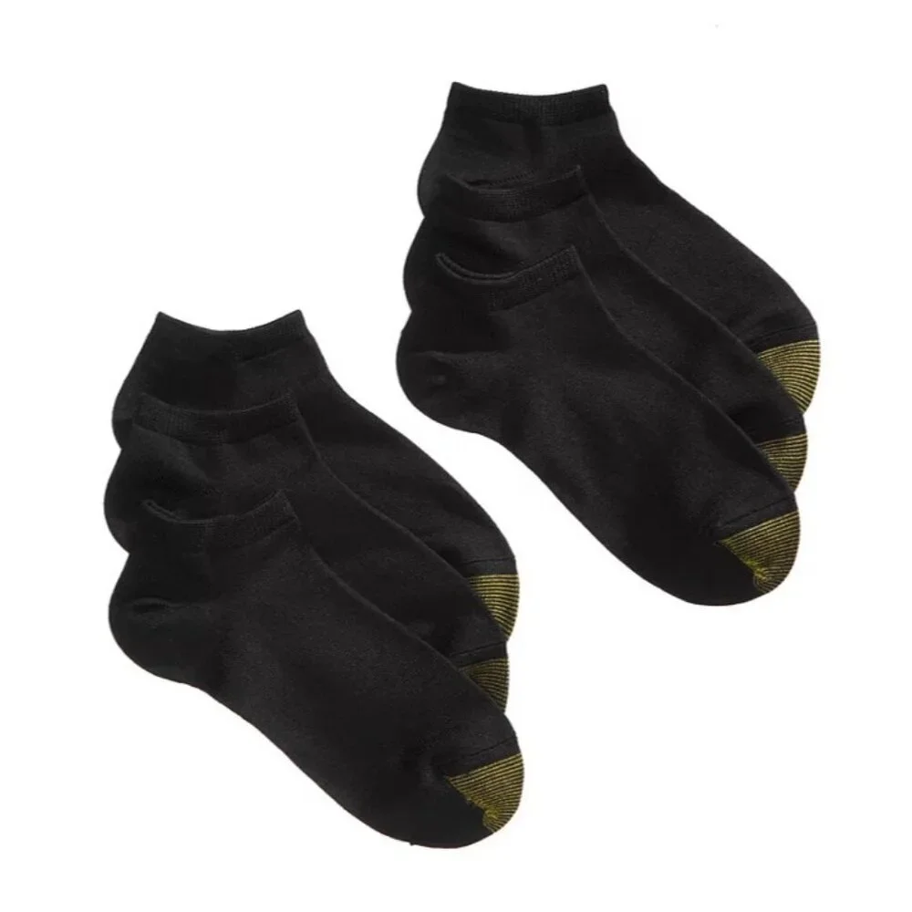 Gold Toe Womens One‎ Size Fits Most 6-Pack Casual Ultra Soft Liner Socks 1183